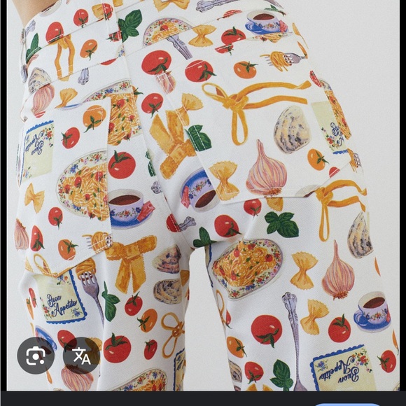 Lisa says Gah! Buon Appetito pasta princess pants size 8 - Picture 2 of 4
